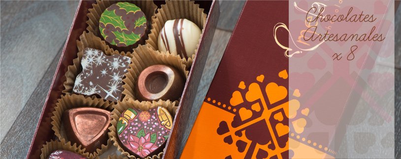 chocolates artesanalesx8