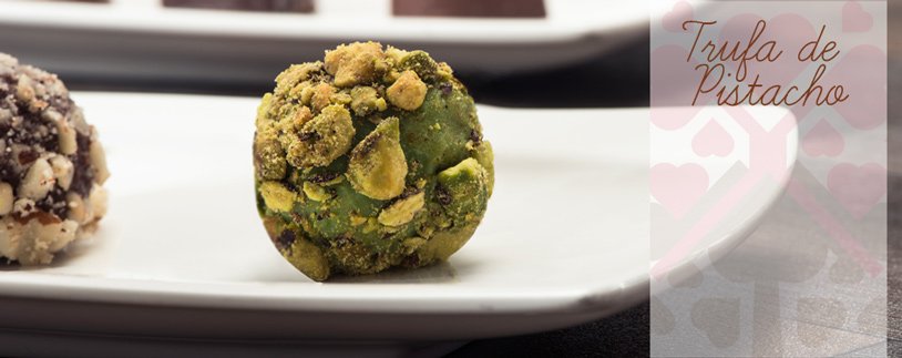 trufa de pistacho